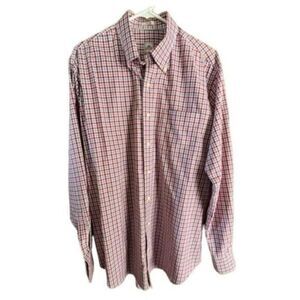 Peter Millar Checkered Plaid Button Shirt